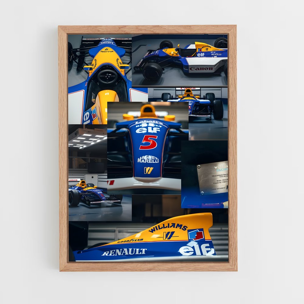 Poster Williams Infini – affiche Voitures de Formule 1 (vue 4)